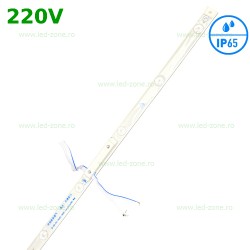 Banda Rigida 12 Module LED 2835 cu Lupa 220V Exterior