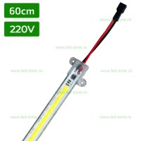 BENZI LED, Banda Rigida LED 60cm 220V COB, LED-Zone.ro