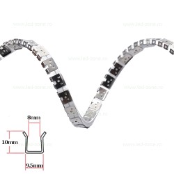 Profil Aluminiu Flexibil Montaj Neon Flex Slim 8x16mm Profil Aluminiu Flexibil Montaj Neon Flex Slim 8x16mm