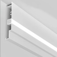PROFILE BANDA LED, Profil Aluminiu Aplicat Dispersor Mat 2M 17.6MM, LED-Zone.ro