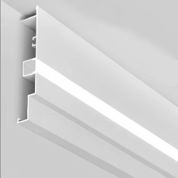 Profil Aluminiu Aplicat Dispersor Mat 2M 17.6MM