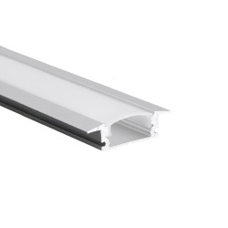 Profil Aluminiu Incastrat Dispersor Alb 2M 12.4MM Plat