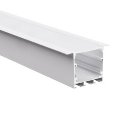 Profil Aluminiu Incastrat Dispersor Alb 2M 32MM