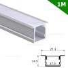 Profil Aluminiu Incastrat Dispersor Mat 1M 17.5MM LZ4121