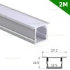 Profil Aluminiu Incastrat Dispersor Mat 2M 17.5MM LZ9944