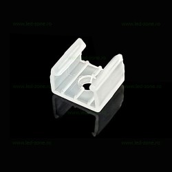 Clema Fixare Profil Flexibil Semirotund Silicon 15x15mm
