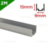 Profil Aluminiu 2M Montaj Neon Flex Slim 9mm