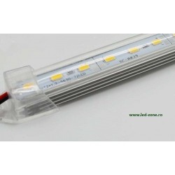 Profil Aluminiu Banda LED SMD5730 Tip U Dispersor Clar 12V