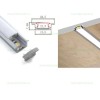 Profil Aluminiu Incastrat Dispersor Mat 1M 12.3MM Plat