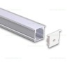 Profil Aluminiu Incastrat Dispersor Mat 1M 17.5MM LZ4121