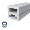 Profil Flexibil Aplicat Silicon Mat 14x14mm 