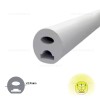 Profil Flexibil Aplicat Silicon Mat Rotund D-13mm