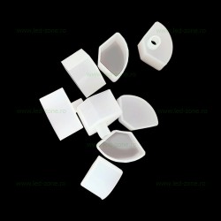 Set 2 Capace Protectie Profil Colt Flexibil Silicon 16x16mm
