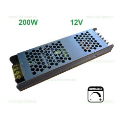 Sursa Alimentare Banda LED 12V 200W Slim Dimabila