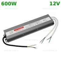 BENZI LED, Sursa Alimentare Banda LED 12V 600W IP67 Waterproof, LED-Zone.ro