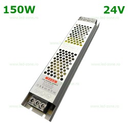 Sursa Alimentare Banda LED 24V 150W Ultra Slim