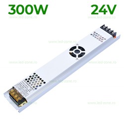 Sursa Alimentare Banda LED 24V 300W Ultra Slim cu Ventilator