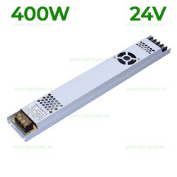 Sursa Alimentare Banda LED 24V 400W Ultra Slim cu Ventilator