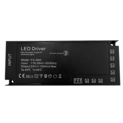 Sursa Slim 24V 36W Pentru Ilumina Banda LED Rafturi cu Senzor