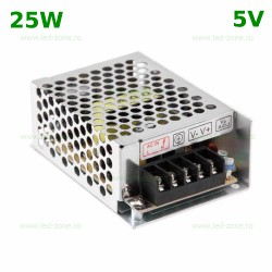 Sursa Alimentare Banda LED 5V 25W Carcasa Metal