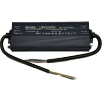 BENZI LED, Sursa Alimentare Banda LED 12V 100W IP67 Waterproof Slim, LED-Zone.ro