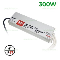 Sursa Alimentare Banda LED 12V 300W IP67 Waterproof