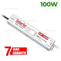ALIMENTARE BANDA LED 24V, Sursa Alimentare Banda LED 24V 100W IP67 Waterproof Premium, LED-Zone.ro