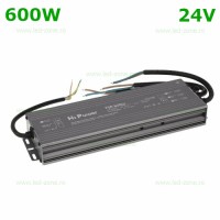 ALIMENTARE BANDA LED 24V, Sursa Alimentare Banda LED 24V 600W IP67 Waterproof Slim, LED-Zone.ro