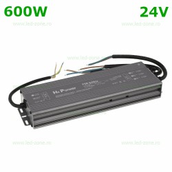 Sursa Alimentare Banda LED 24V 600W IP67 Waterproof Slim