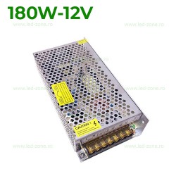 Sursa Alimentare Banda LED 12V 180W Carcasa Metal