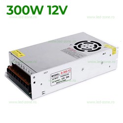 Sursa Alimentare Banda LED 12V 300W cu Ventilator
