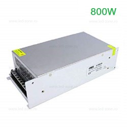 Sursa Alimentare Banda LED 12V 800W Carcasa Metal cu Ventilator