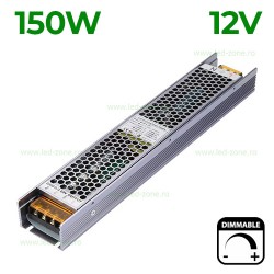 Sursa Alimentare Banda LED 12V 150W Slim Dimabila TRIAC