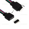 Conector Alimentare 4 Pini Banda LED SMD 5050 12V RGB