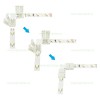 Conector Imbinare 2 Contacte Unghi 90 Banda LED 12V 8mm