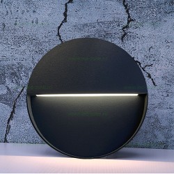 Aplica LED 2W Exterior Negru LZ804S