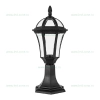 FELINARE, Felinar Iluminat Exterior Aplicat Negru STEVEN, LED-Zone.ro
