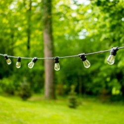 Ghirlanda 10M cu 20 Fasunguri E27 IP65