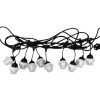 Ghirlanda 5M cu 10 Becuri LED IP65 Suspendate