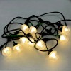 Ghirlanda 5M cu 10 Becuri LED IP65 Suspendate