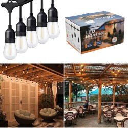 Ghirlanda  5M 10 Becuri LED Lumina Calda
