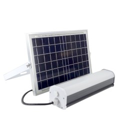 Corp Iluminat LED 30W 30cm cu Panou Solar si Telecomanda