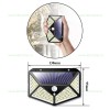 Lampa LED Exterior 20W 100 SMD Solara Senzor