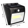 Lampa LED Exterior 0.2W COB Solara Senzor