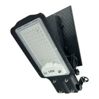 LAMPI LED STRADALE SOLARE, Black Friday - Lampa LED Iluminat Stradal 50W Solara cu Telecomanda LZ75C03, LED-Zone.ro