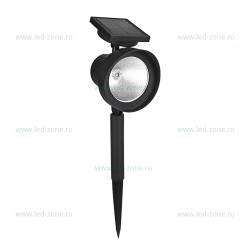 Proiector LED Gradina cu Panou Solar