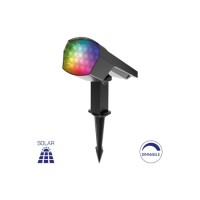 SPOTURI LED EXTERIOR, Spot LED Exterior 12W Solar RGB 220V Montaj Gradina, LED-Zone.ro
