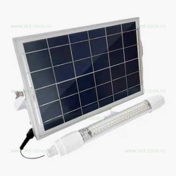 Tub LED 36W cu Panou Solar si Telecomanda