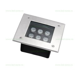 Spot LED Exterior Incastrat 6W 220V Patrat