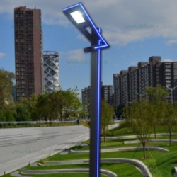 Stalp Iluminat LED 30W Alb Natural + 20W Ornamental 3M LZ02